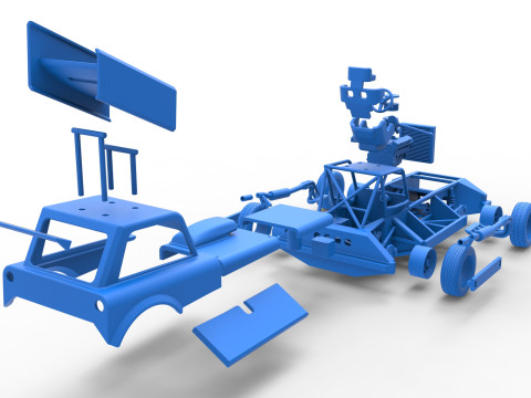 New Zealand Superstock car Version 3 Scale 1 to 25 3Dプリントモデル
