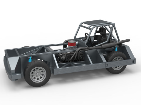 New Zealand Superstock car Base Version 3 Scale 1 to 25 3Dプリントモデル