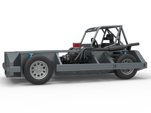 New Zealand Superstock car Base Version 3 Scale 1 to 25 3D प्रिंट मॉडल