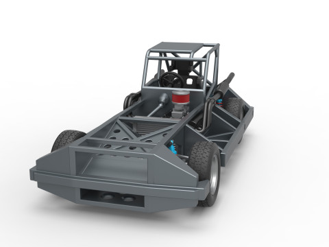 New Zealand Superstock car Base Version 3 Scale 1 to 25 3D प्रिंट मॉडल