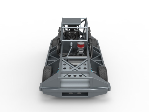 New Zealand Superstock car Base Version 3 Scale 1 to 25 3D प्रिंट मॉडल