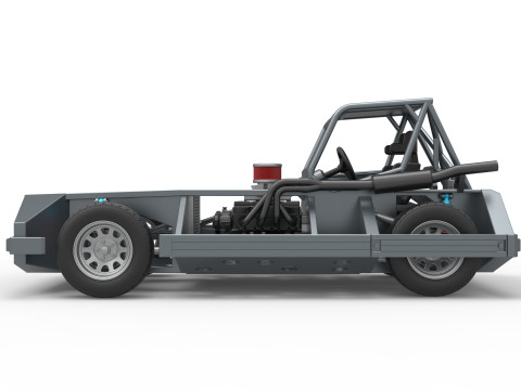 New Zealand Superstock car Base Version 3 Scale 1 to 25 3D प्रिंट मॉडल