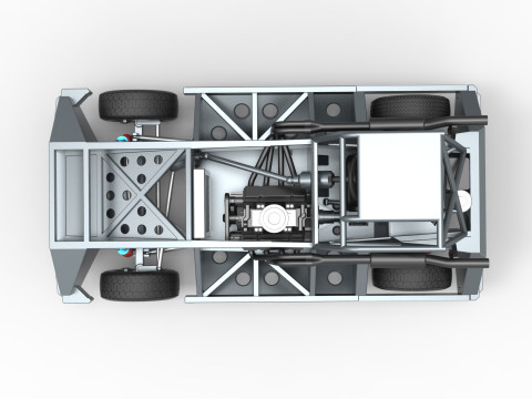 New Zealand Superstock car Base Version 3 Scale 1 to 25 3D प्रिंट मॉडल