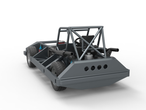 New Zealand Superstock car Base Version 3 Scale 1 to 25 3D प्रिंट मॉडल