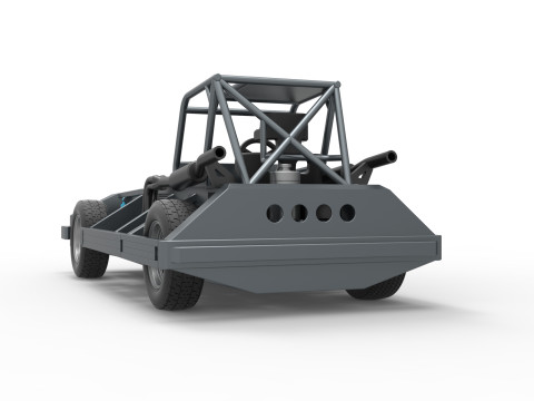 New Zealand Superstock car Base Version 3 Scale 1 to 25 3D प्रिंट मॉडल