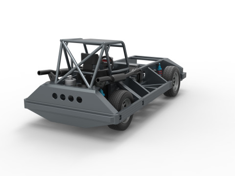New Zealand Superstock car Base Version 3 Scale 1 to 25 3D प्रिंट मॉडल