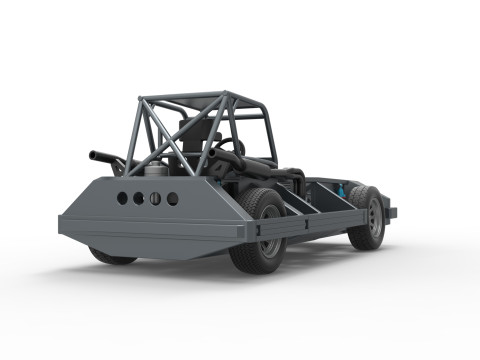New Zealand Superstock car Base Version 3 Scale 1 to 25 3D प्रिंट मॉडल