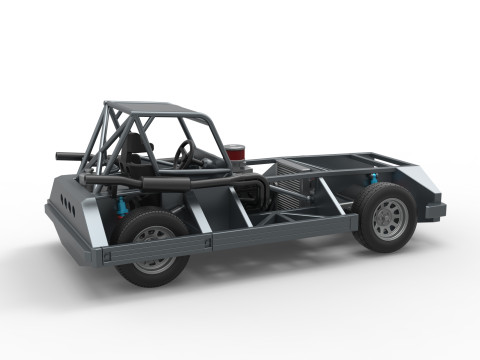 New Zealand Superstock car Base Version 3 Scale 1 to 25 3D प्रिंट मॉडल