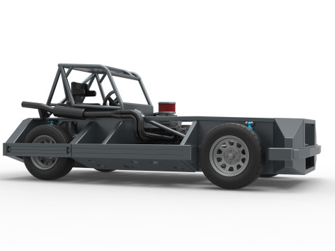 New Zealand Superstock car Base Version 3 Scale 1 to 25 3D प्रिंट मॉडल