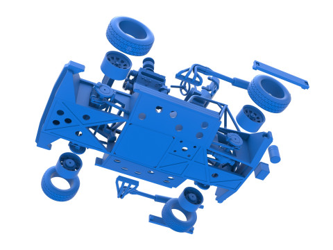 New Zealand Superstock car Base Version 3 Scale 1 to 25 3D प्रिंट मॉडल