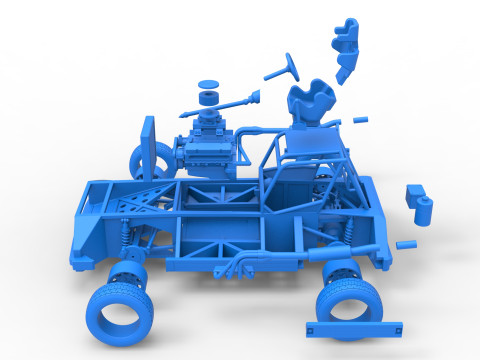New Zealand Superstock car Base Version 3 Scale 1 to 25 3D प्रिंट मॉडल