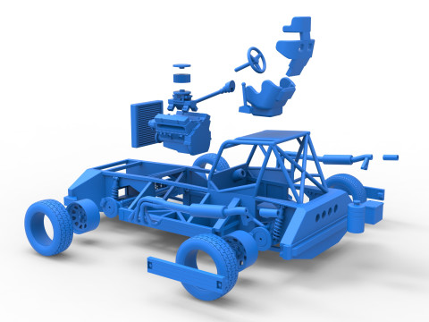 New Zealand Superstock car Base Version 3 Scale 1 to 25 3D प्रिंट मॉडल