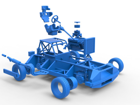 New Zealand Superstock car Base Version 3 Scale 1 to 25 3D प्रिंट मॉडल