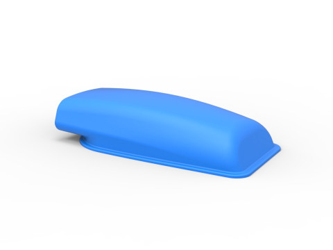 Air Scoop for dragster Version 2 Scale 1 to 25 Model do druku 3D