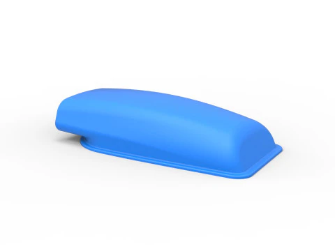 Air Scoop for dragster Version 2 Scale 1 to 25 3D Print Model