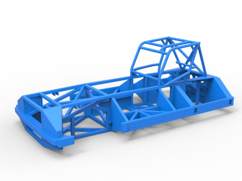 Frame of New Zealand Superstock car Version 3 Scale 1 to 25 3Dプリントモデル