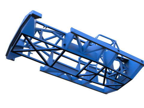 Frame of New Zealand Superstock car Version 3 Scale 1 to 25 Modello di stampa 3D