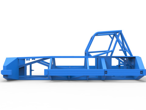 Frame of New Zealand Superstock car Version 3 Scale 1 to 25 Modello di stampa 3D