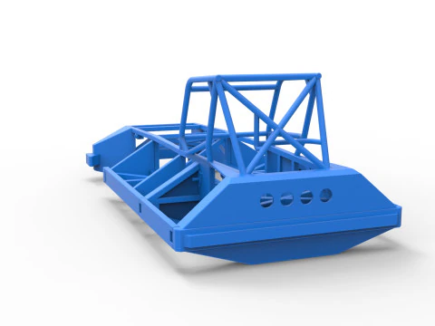Frame of New Zealand Superstock car Version 3 Scale 1 to 25 3D Print Model