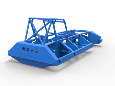 Frame of New Zealand Superstock car Version 3 Scale 1 to 25 3D Print Model