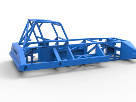Frame of New Zealand Superstock car Version 3 Scale 1 to 25 3D Print Model