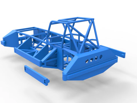 Frame of New Zealand Superstock car Version 3 Scale 1 to 25 3D Print Model