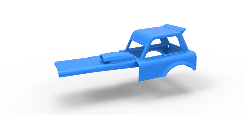 Shell of New Zealand Superstock car Version 2 Scale 1 to 25 3D Print Model .c4d .max .obj .3ds .fbx .stl .blend 