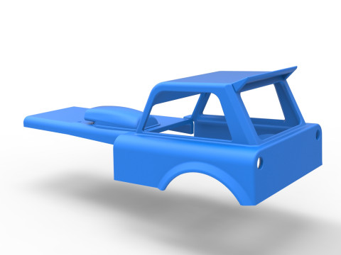 Shell of New Zealand Superstock car Version 2 Scale 1 to 25 Modelo de impresión 3D