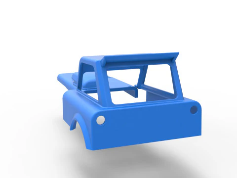 Shell of New Zealand Superstock car Version 2 Scale 1 to 25 3D Print Model