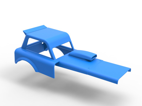 Shell of New Zealand Superstock car Version 2 Scale 1 to 25 Modelo de impresión 3D