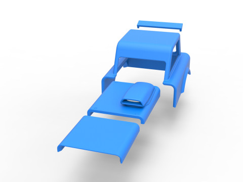 Shell of New Zealand Superstock car Version 2 Scale 1 to 25 Modelo de impresión 3D