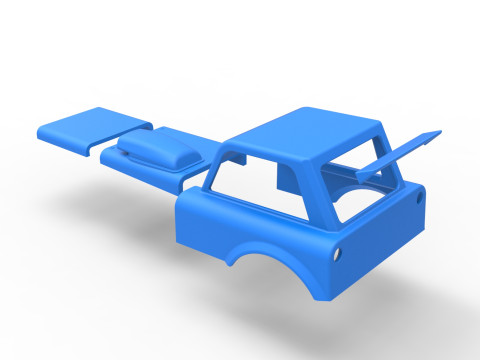 Shell of New Zealand Superstock car Version 2 Scale 1 to 25 Modelo de impresión 3D