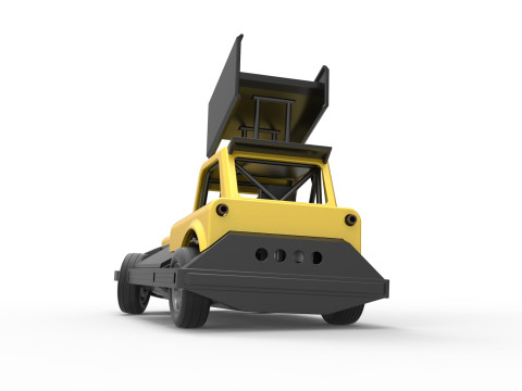 New Zealand Superstock car while turning Version 3 Scale 1 to 25 Model Cetak 3D