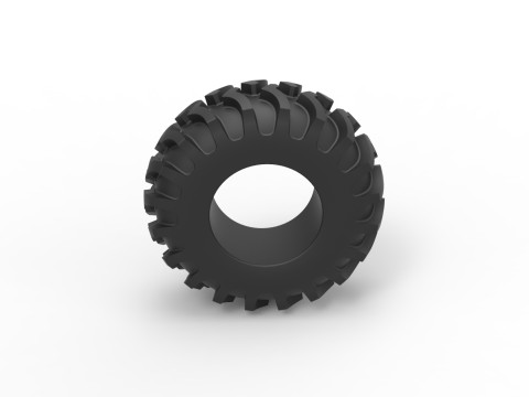 Tractor tire 30 Scale 1 to 25 Modelo de impresión 3D