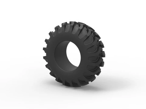 Tractor tire 30 Scale 1 to 25 3D Print Model