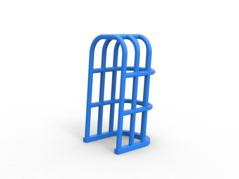 Roll Cage of Pulling Tractor Version 1 Scale 1 to 25 3Dプリントモデル