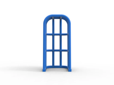 견인 트랙터 버전 1 스케일 1 ~ 25의 롤 케이지 3D 프린트 모델