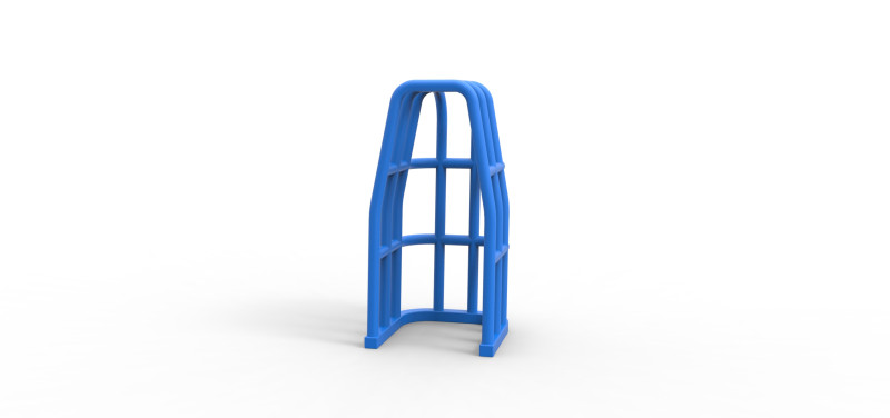 Roll Cage of Pulling Tractor Version 2 Scale 1 to 25 3D Print Model .c4d .max .obj .3ds .fbx .stl .blend 