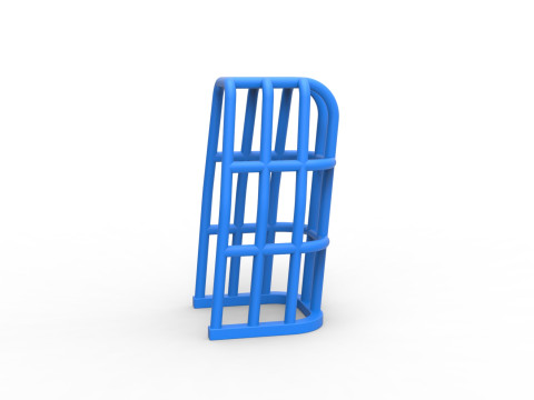 Roll Cage of Pulling Tractor Version 2 Scale 1 to 25 3D Print Model