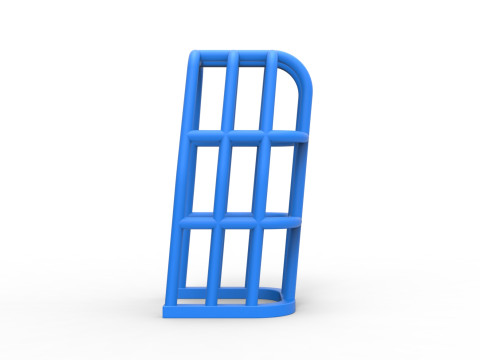 Roll Cage of Pulling Tractor Version 2 Scale 1 to 25 3D Print Model
