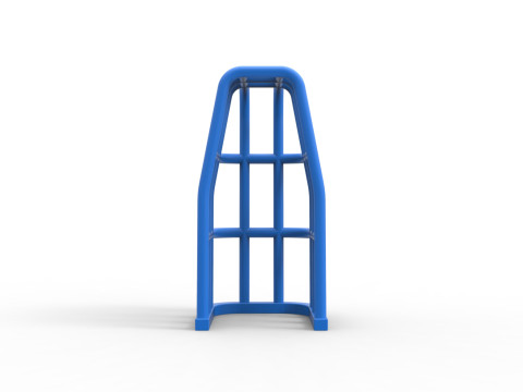 Roll Cage of Pulling Tractor Version 2 Scale 1 to 25 3D Print Model