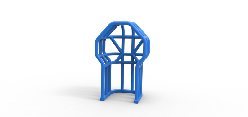 Roll Cage of Pulling Tractor Version 3 Scale 1 to 25 Modèles 3D en vedette .c4d .max .obj .3ds .fbx .stl .blend 