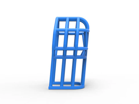 Roll Cage of Pulling Tractor Version 3 Scale 1 to 25 3D Print Model