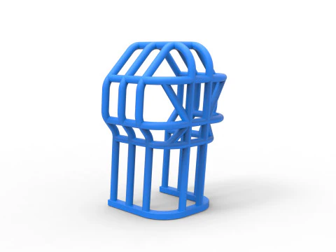 Roll Cage of Pulling Tractor Version 3 Scale 1 to 25 3D Print Model