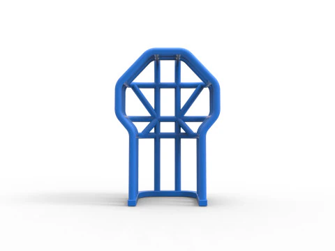 Roll Cage of Pulling Tractor Version 3 Scale 1 to 25 3D Print Model
