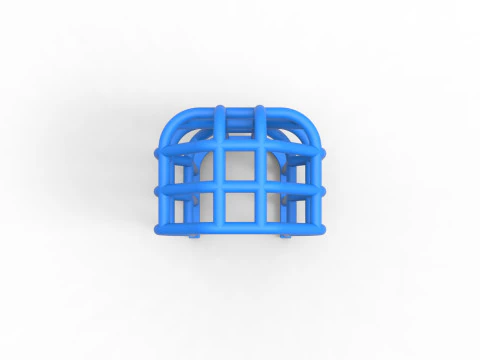 Roll Cage of Pulling Tractor Version 3 Scale 1 to 25 3D Print Model
