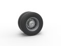 Rear wheel of racing semi truck Version 1 Scale 1 to 25 3Dプリントモデル