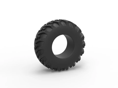 Тракторная шина 31 Масштаб от 1 до 25 3D Принт Модель