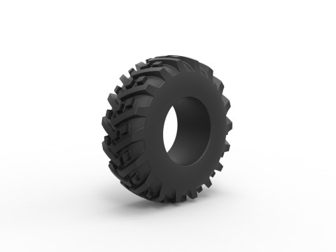 Tractor tire 31 Scale 1 to 25 3D Print Model