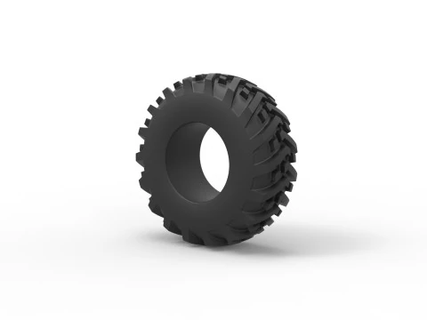 Tractor tire 31 Scale 1 to 25 3D Print Model